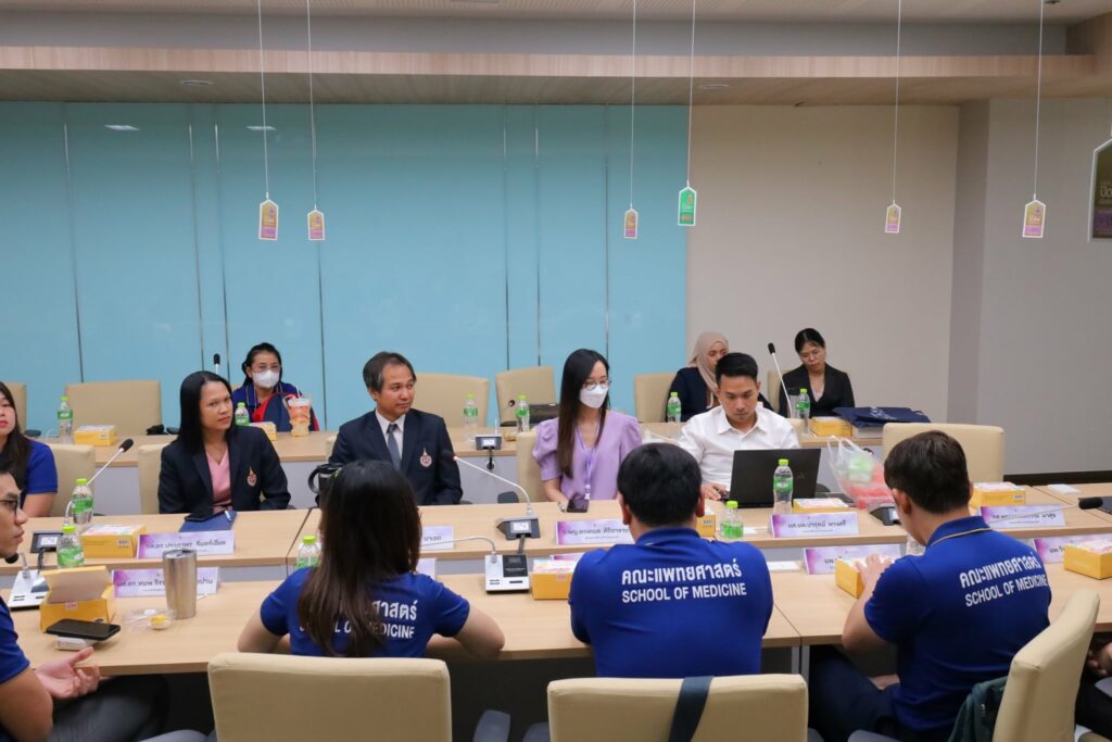 ผู้บริหารและบุคลากรคณะแพทยศาสตร์ ม.พะเยา เข้าศึกษาดูงาน ณ สำนักวิชาแพทยศาสตร์ ม.วลัยลักษณ์