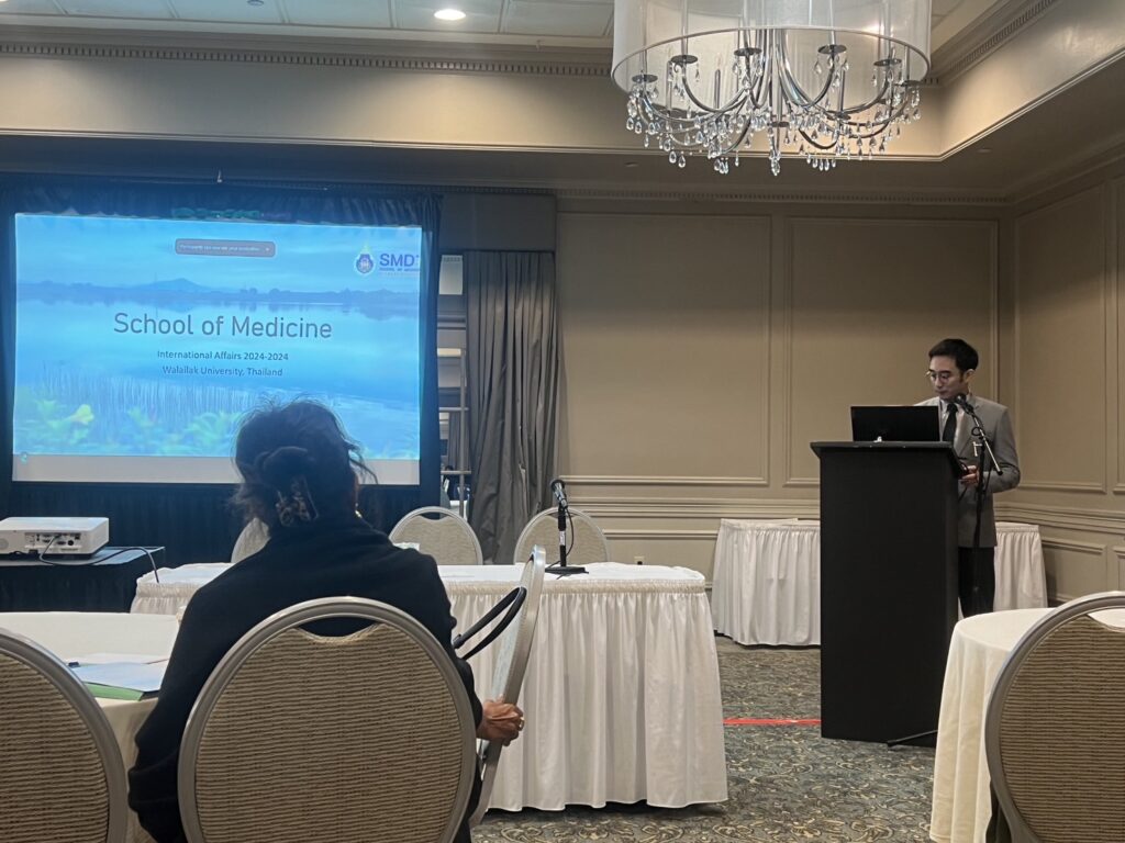 Walailak University Faculty Represented at Global Health Events in the USA