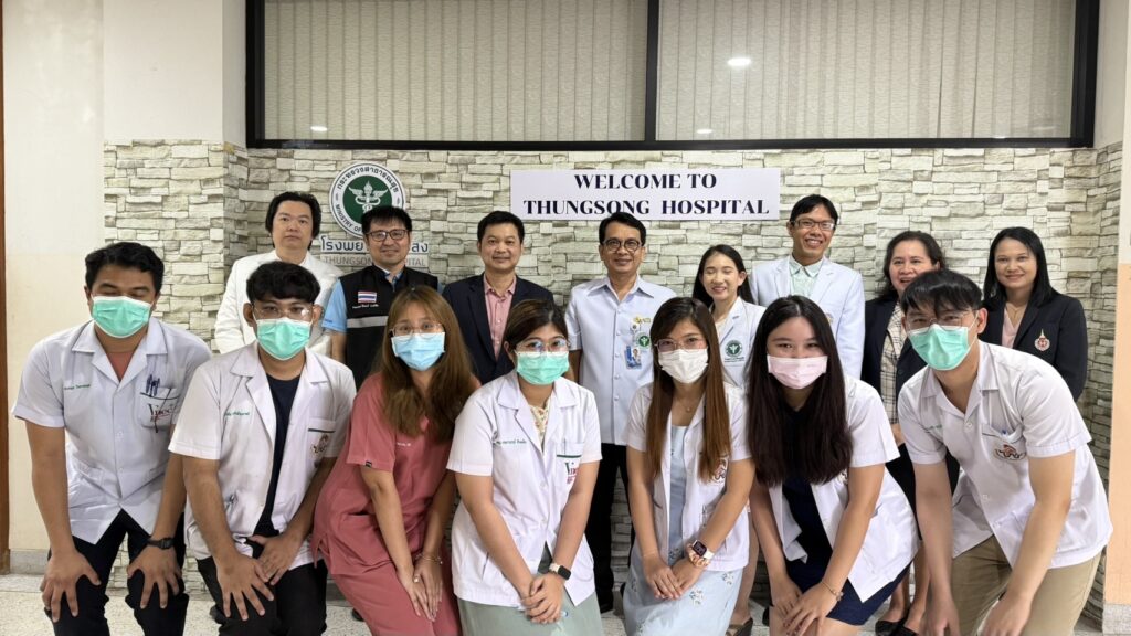 การเยี่ยมบัณฑิตแพทย์รุ่นที่ 11 และการประเมินบัณฑิตจากผู้ใช้บัณฑิต ณ โรงพยาบาลทุ่งสง และโรงพยาบาลมหาราชนครศรีธรรมราช