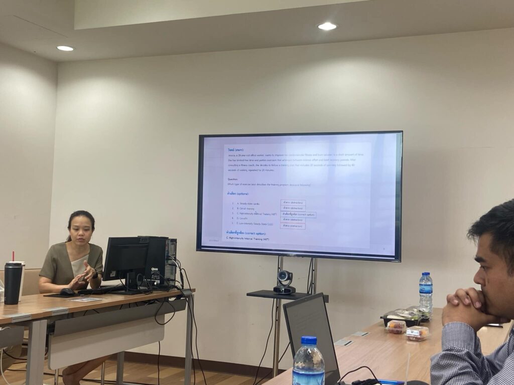 Department of Sport and Exercise Science, Walailak University Organizes Knowledge Exchange Activity on "Item Analysis"