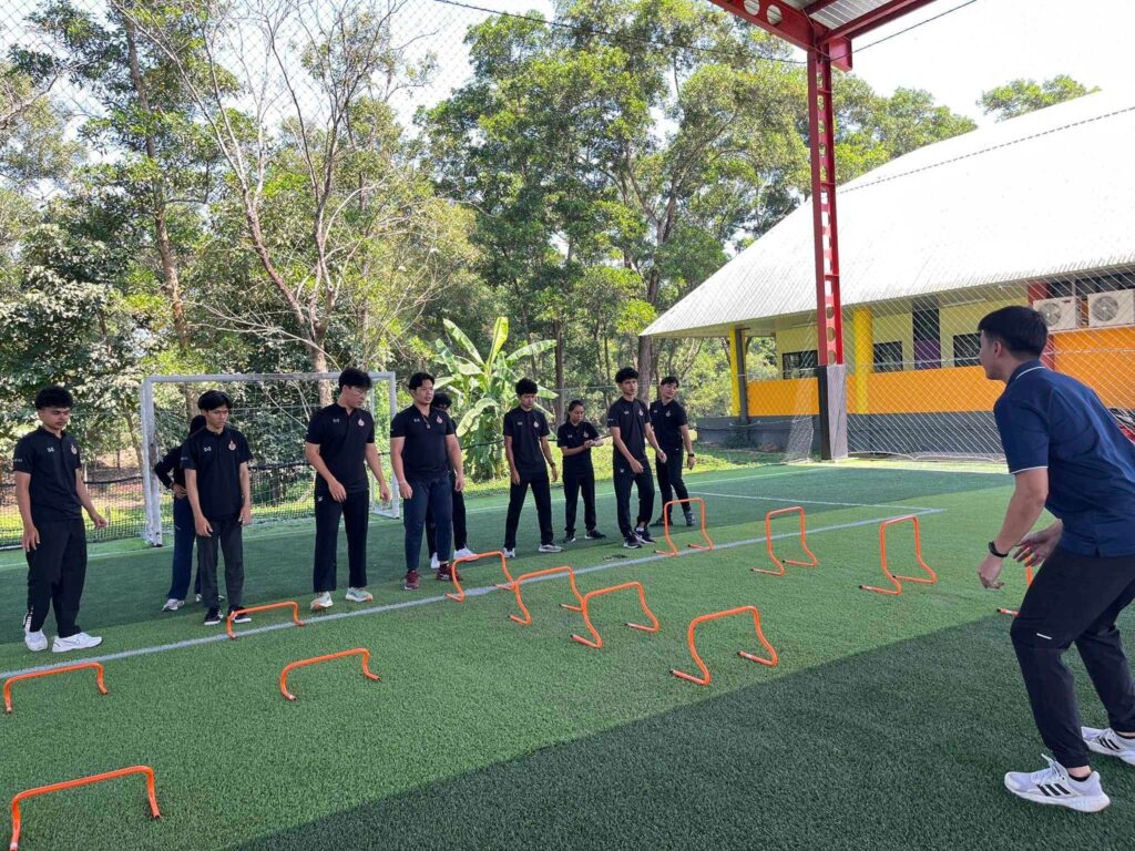 โครงการเสริมทักษะวิชาชีพของนักศึกษาหลักสูตรวิทยาศาสตรบัณฑิต สาขาวิทยาศาสตร์การกีฬาและการออกกำลังกาย พัฒนาศักยภาพด้านการจัดโปรแกรมการฝึกซ้อมสำหรับนักกีฬาเพื่อการแข่งขัน