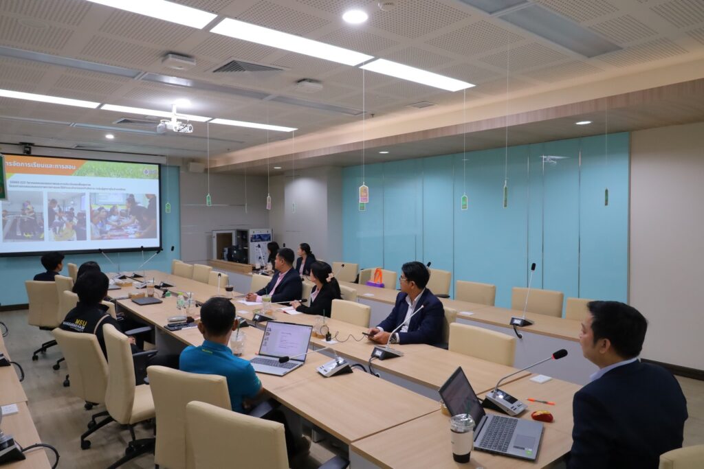 สำนักวิชาแพทยศาสตร์ มหาวิทยาลัยวลัยลักษณ์ ร่วมแลกเปลี่ยนเรียนรู้กับภาควิชาวิทยาศาสตร์สุขภาพและการกีฬา คณะศึกษาศาสตร์ มหาวิทยาลัยมหาสารคาม