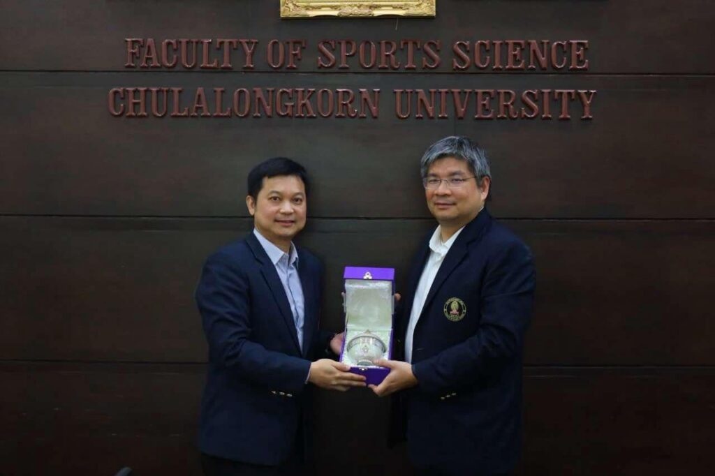 การแลกเปลี่ยนเรียนรู้งานประกันคุณภาพหลักสูตรฯ สาขาวิทยาศาสตร์การกีฬาและการออกกำลังกายร่วมกับคณะวิทยาศาสตร์การกีฬา จุฬาลงกรณ์มหาวิทยาลัย