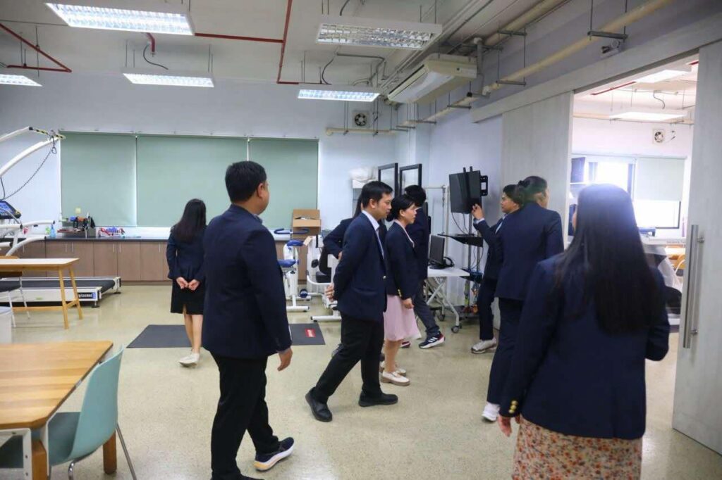 การแลกเปลี่ยนเรียนรู้งานประกันคุณภาพหลักสูตรฯ สาขาวิทยาศาสตร์การกีฬาและการออกกำลังกายร่วมกับคณะวิทยาศาสตร์การกีฬา จุฬาลงกรณ์มหาวิทยาลัย