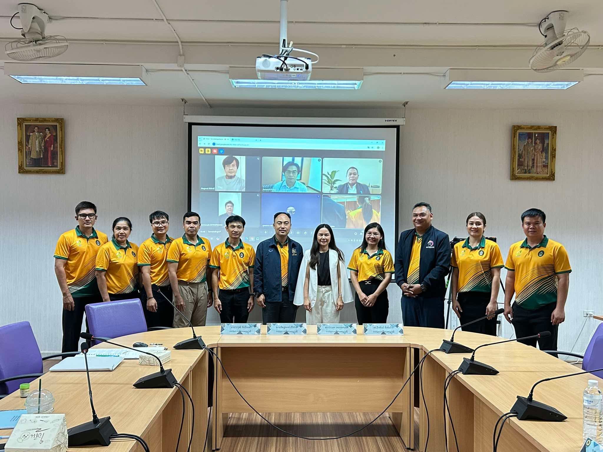 อาจารย์สำนักวิชาแพทยศาสตร์ สาขาวิชาวิทยาศาสตร์การกีฬาและการออกกำลังกาย ได้ร่วมวิพากย์หลักสูตรวิทยาศาสตรบัณฑิต สาขาวิชาวิทยาศาสตร์การกีฬา (วท.บ. วิทยาศาสตร์การกีฬา) มหาวิทยาลัยราชภัฏอุดรธานี