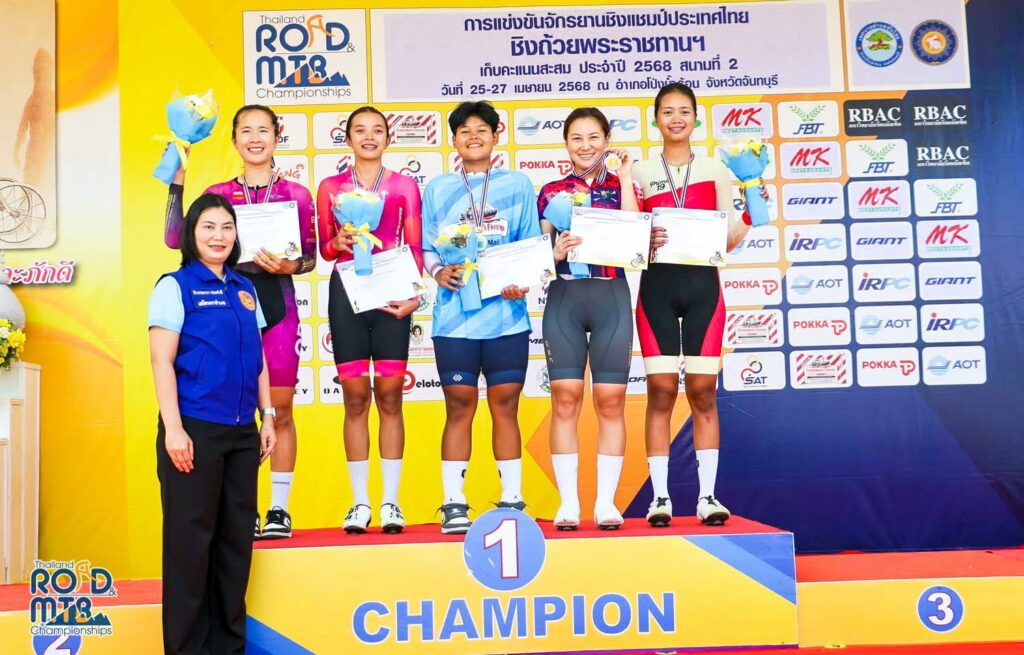 "Tan Kamonrada" Claims 3 More Awards at Thailand Cycling Championships - Elite Women's Individual Time Trial and Road Race