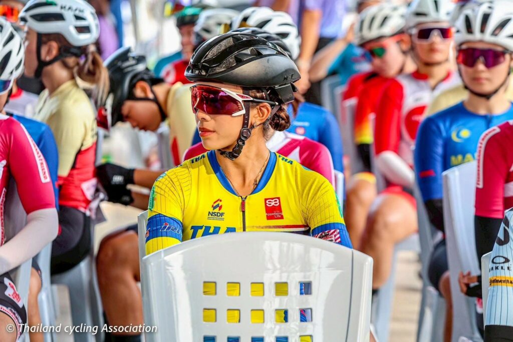 A medical student distinguished herself by securing 3rd place with ASEAN team category at the Tour of Thailand 2025 cycling competition