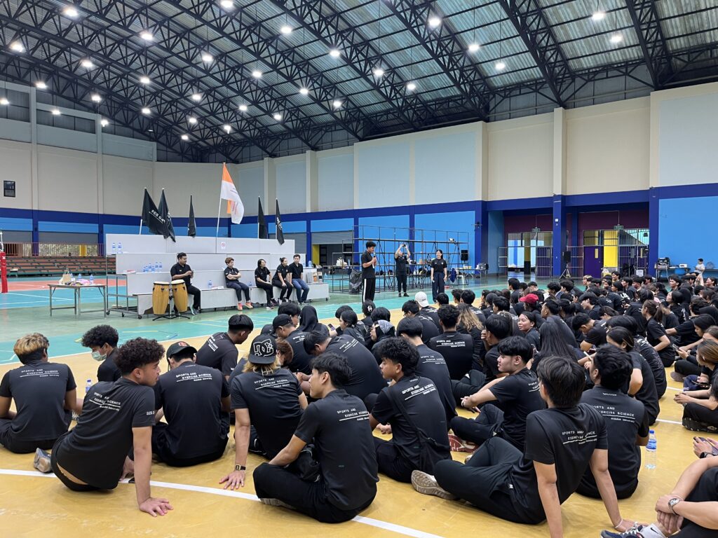 โครงการประดู่ช่อใหม่พัฒนากายใจวิทยาศาสตร์การกีฬา สร้างความอบอุ่นและประทับใจ ต้อนรับน้องใหม่ ปีการศึกษา 2568