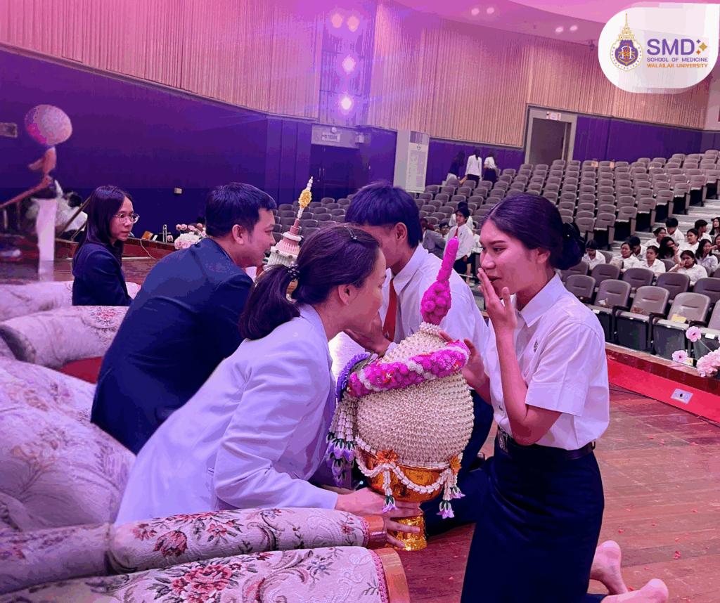 Walailak University's School of Medicine Holds Wai Kru Ceremony, Bestowing Blessings Upon Faculty and Students