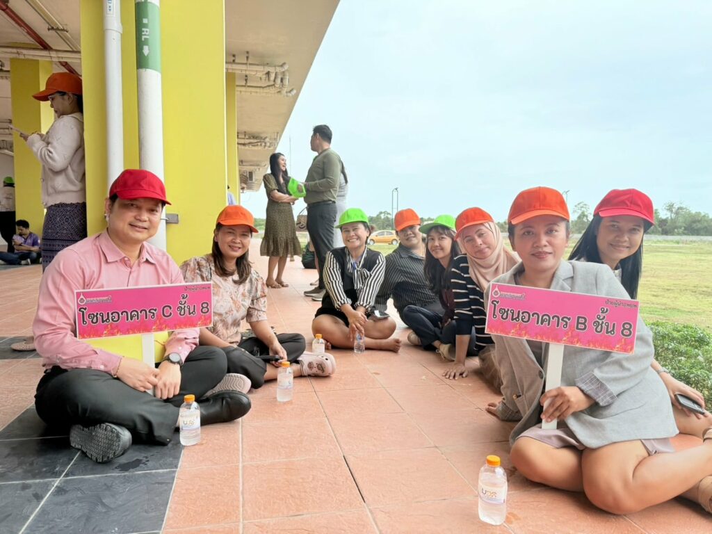 สำนักวิชาแพทยศาสตร์ ร่วมกิจกรรมซ้อมอพยพหนีไฟ ประจำปี 2568