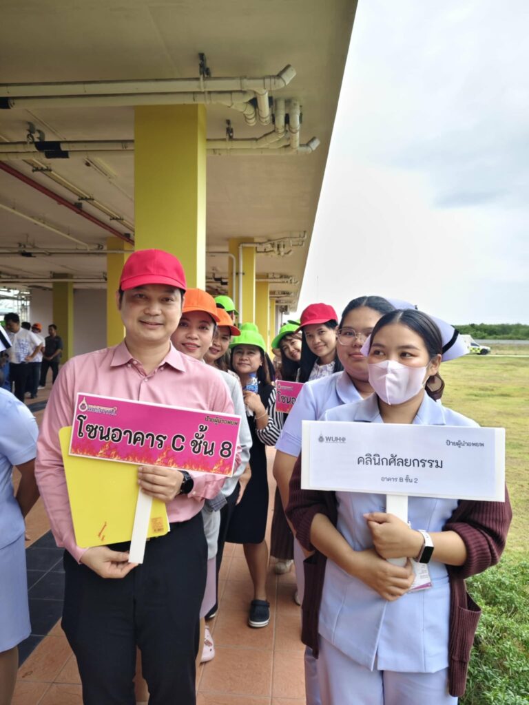 สำนักวิชาแพทยศาสตร์ ร่วมกิจกรรมซ้อมอพยพหนีไฟ ประจำปี 2568