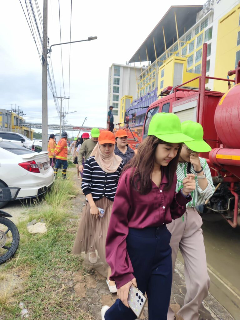 สำนักวิชาแพทยศาสตร์ ร่วมกิจกรรมซ้อมอพยพหนีไฟ ประจำปี 2568