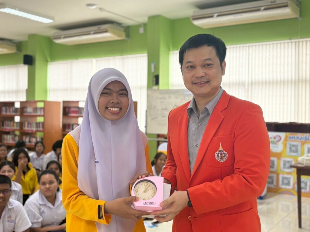 หลักสูตรแพทยศาสตรบัณฑิต ร่วมประชาสัมพันธ์หลักสูตรในโครงการ “WU Open House On Tour” ณ โรงเรียนท่าศาลาประสิทธิ์ศึกษา