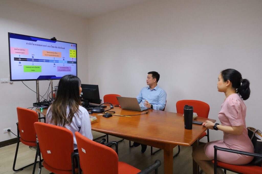 กิจกรรมผู้บริหารพบอาจารย์ใหม่สาขาวิชาวิทยาศาสตร์การกีฬาและการออกกำลังกาย ประจำปีงบประมาณ 2569