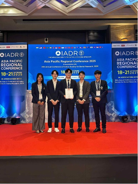 อาจารย์สาขาวิชาวิทยาศาสตร์การแพทย์ ร่วมประชุมนานาชาติด้าน Dental Research ณ กรุงนิวเดลี ประเทศอินเดีย