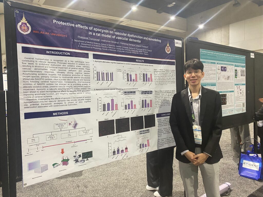 อ.ดร.ภควัต แต่งวงศ์ เข้าร่วมประชุมวิชาการนานาชาติ Society for Neuroscience (SFN) Annual Meeting 2025 ณ เมืองซานดิเอโก สหรัฐอเมริกา