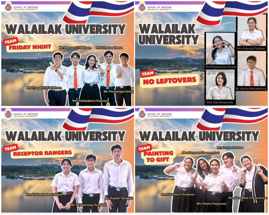 นักศึกษาแพทย์จากมหาวิทยาลัยวลัยลักษณ์ร่วมแสดงศักยภาพบนเวทีสากล ในการแข่งขัน Physiology Quiz Japan Online 2025