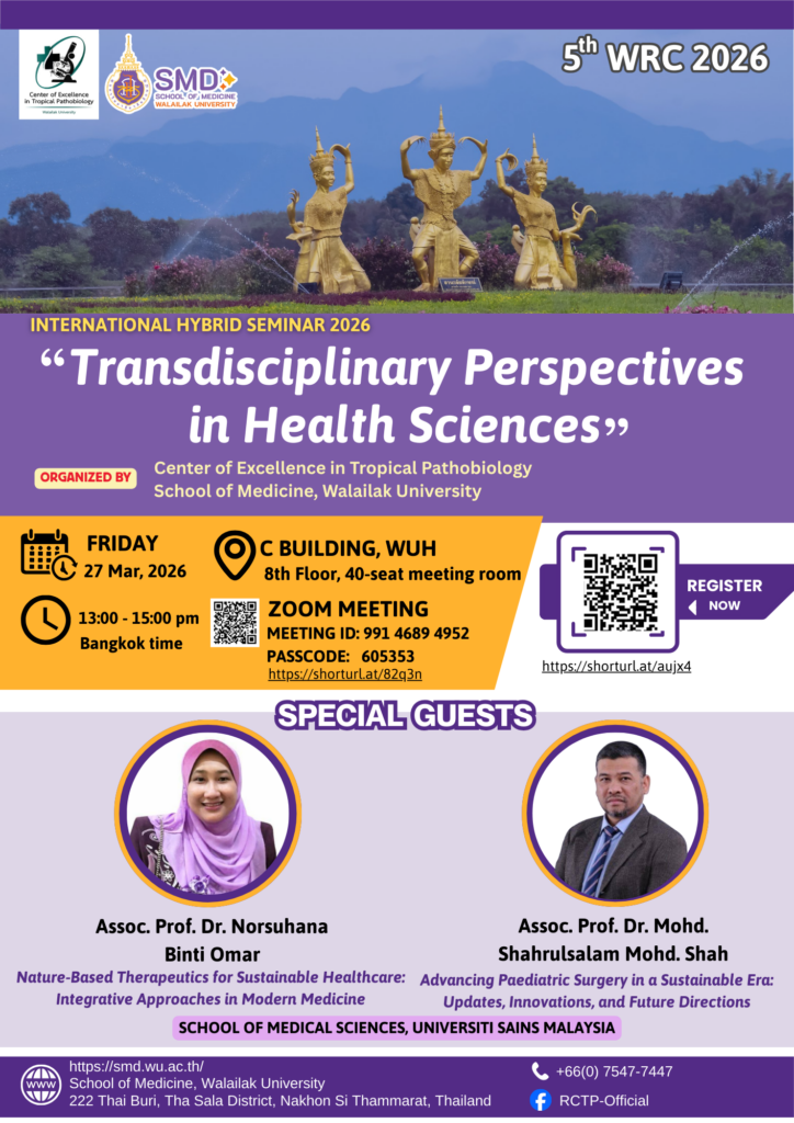Invitation to the International Academic Conference “Transdisciplinary Perspectives in Health Sciences”