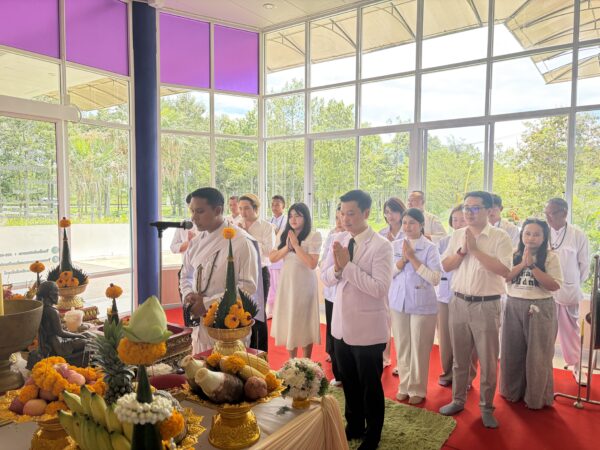 สาขาการแพทย์แผนไทยประยุกต์ ม.วลัยลักษณ์ จัดพิธีไหว้ครูการแพทย์แผนไทย ประจำปีการศึกษา 2569