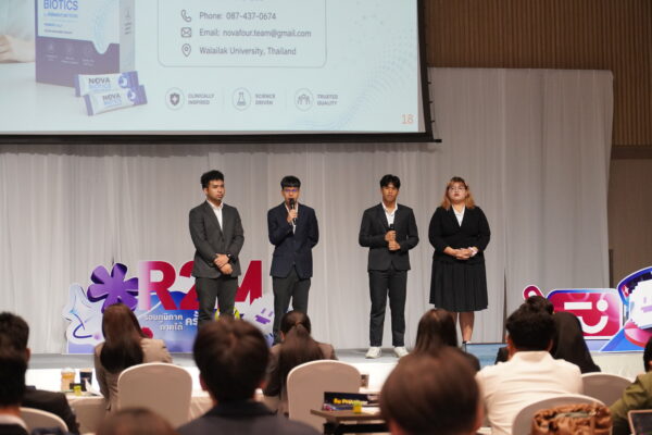 นักศึกษาแพทย์ มวล. ต่อยอดงานวิจัยสู่เวที R2M ระดับภูมิภาค พร้อมคว้าสิทธิ์แข่งขันระดับประเทศ