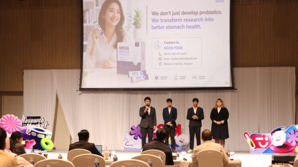 นักศึกษาแพทย์ มวล. ต่อยอดงานวิจัยสู่เวที R2M ระดับภูมิภาค พร้อมคว้าสิทธิ์แข่งขันระดับประเทศ