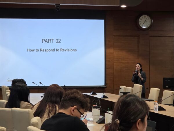 สำนักวิชาแพทยศาสตร์ จัดกิจกรรม Academic Publishing Workshop ร่วมกับ MDPI