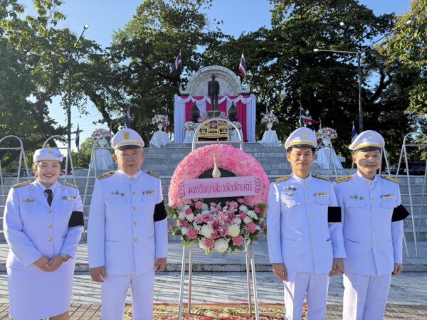 สำนักวิชาแพทยศาสตร์ มหาวิทยาลัยวลัยลักษณ์ ร่วมพิธีวางพวงมาลา น้อมรำลึกเนื่องใน "วันปิยมหาราช" ประจำปี 2569